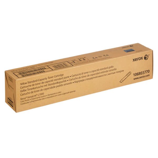 106R03770-yellow-600x600 Toner Xerox 106R03770 Yellow 3,300 páginas - Imagen 1