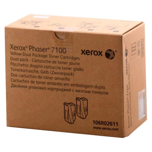 106r02611-deta-yellow-dual-600x600 Toner Xerox 106R02611 Yellow Dual Pack 9,000 páginas - Imagen 1