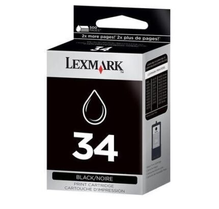 Tinta Lexmark 18C0034 (34) Negro 475 Paginas