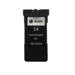 Tinta Lexmark 18C0034 (34) Negro 475 Paginas - Imagen 2
