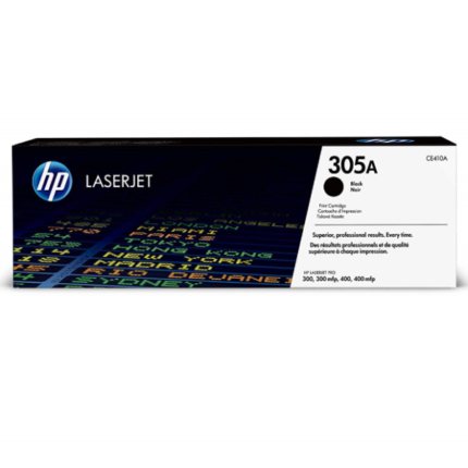 Tóner Hp 305A (CE410A) Negro 2,200 Pag LaserJet Color M351A