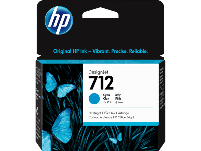 Cartucho de Tinta HP DesignJet 712 Cian de 29 ml
