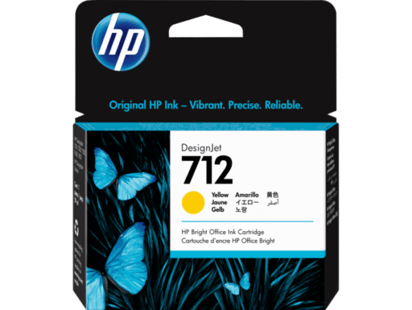 Cartucho de Tinta HP DesignJet 712 Amarillo de 29 ml