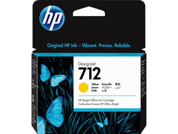 Cartucho de Tinta HP DesignJet 712 Amarillo de 29 ml