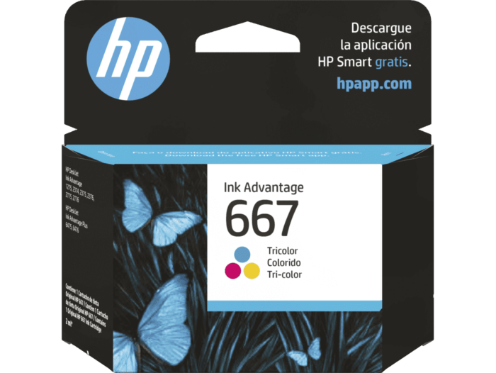 Cartucho de Tinta HP 667 Tricolor Original