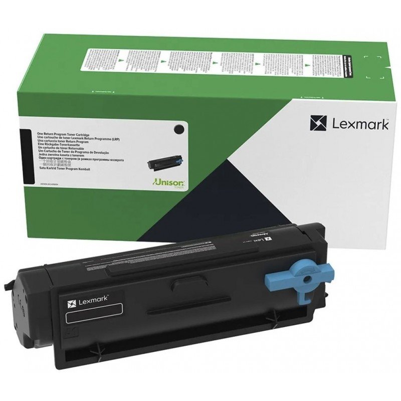 Tóner Lexmark 55B4H00 Programa Retorno Alto Rendimiento Negro, 15.000 Páginas