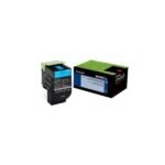 Tóner Lexmark 80C8HC0 (808HC) Cyan 3,000pag - Imagen 2