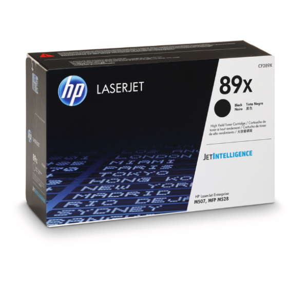 89x-600x600 Tóner Hp 89X (CF289X) Negro 10,000 Pag LaserJet Enterprise M507DN - Imagen 1