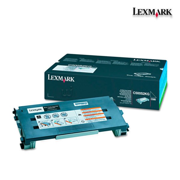 C500S2KG-600x600 Tóner Lexmark C500S2KG Negro 2,500pag - Imagen 1