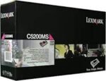 Tóner Lexmark C5200MS Magenta 1,500pag - Imagen 2
