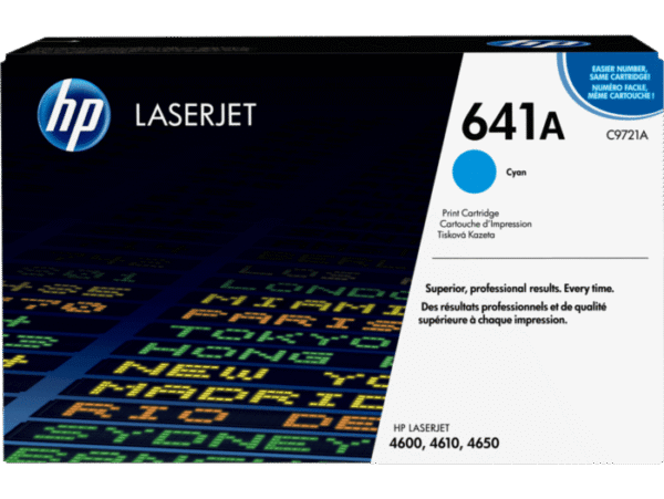 Cartucho de Tóner HP 641A Cian LaserJet Original