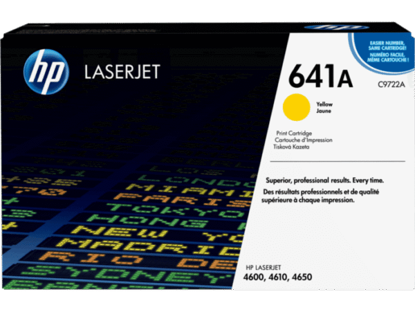 Cartucho de Tóner HP 641A Amarillo LaserJet Original