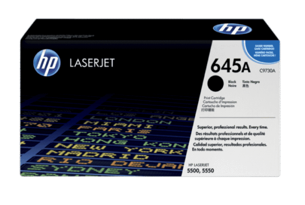 Cartucho de Tóner HP 645A Negro LaserJet Original