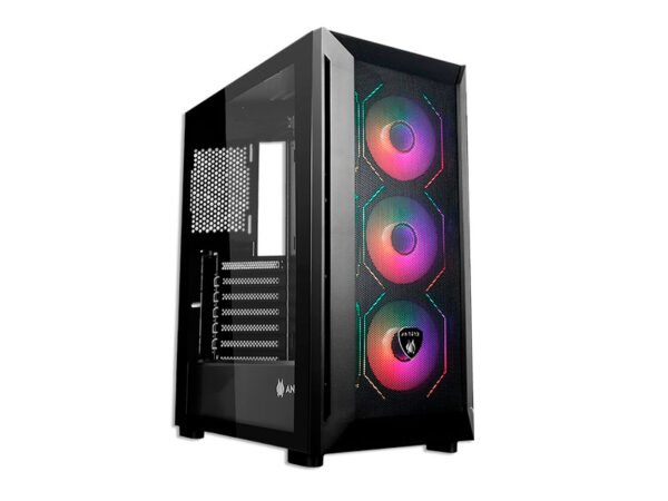 CASE ANTRYX RX 550 ARGB FAN X3 VIDRIO TEMPLADO AC-RX550K S/FUENTE