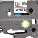 Cinta Brother TZE-251  Negro sobre Blanco 1″ (24MM) x 8 mts. - Imagen 2