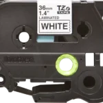 Cinta Brother TZE-261 Negro Sobre Blanco 1.5″ (36MM) x 8 mts. - Imagen 2