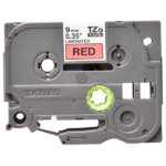 Cinta Brother TZE-421 Negro sobre Rojo 9mm (3/8″) x 8 mts - Imagen 2