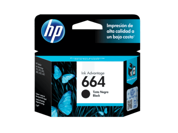 Cartucho de Tinta HP 664 Negra Original