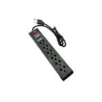 Supresor De Picos CDP R-SS6I 6 Tomas 220V Negro - Imagen 2