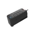 Estabilizador Forza Fvr-1222Usb-Capacidad-1200Va/600W-240V-Black - Imagen 2