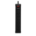 Regleta Forza Ps-1006b Strip 110/220V 6-Univ Nema 10 Foot Cable-Black - Imagen 2