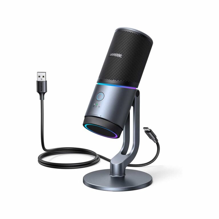 Ugreen Microfono USB RGB boton de silencio 24bit/96kHz CM769 – 35629