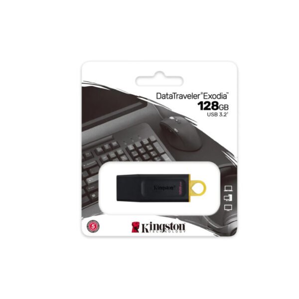 Memoria USB Kingston Exodia 128 GB Black