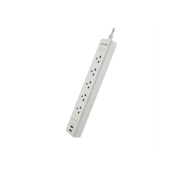 Forza Fsp-512Usbw Sp 110/220V 1200J 5 Unv Nema 2 Usb 5Ft White