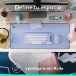 Mouse Pad Logitech Deskpad Antisalpicaduras 300x700mm Lila - Imagen 2