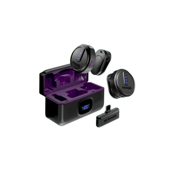 Micrófono Streamplify Mic Go 48 Inalámbrico Negro