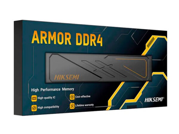 MEMORIA HIKSEMI 16GB ARMOR DDR4 3200MHZ BLACK HSC46U32D2_16G