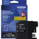 Tinta Brother LC-107BK Negro 1,200PG MFC-J4510DW MFC-J4410DW - Imagen 2