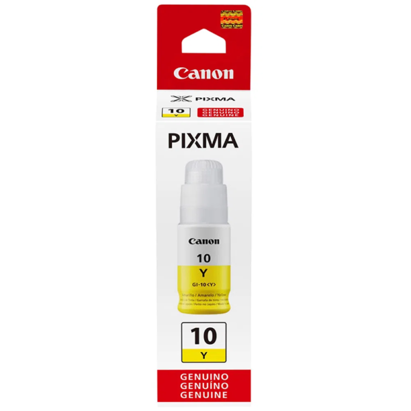 Tinta Canon GI-10Y Yellow 70ML 7,700 Pag.  Pixma G5010