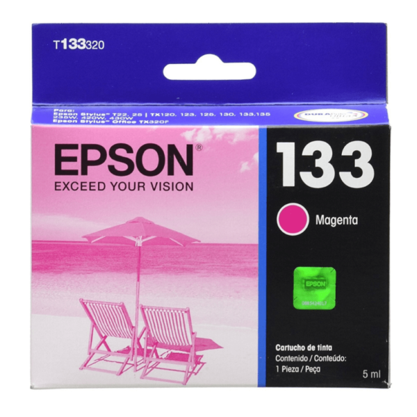 Tinta-Epson-T133320-133-Magenta-300-600x600 Tinta Epson T133320 (133) Magenta 300 Pag - Imagen 1