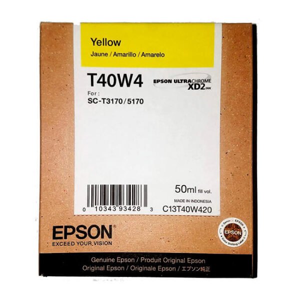 Tinta-Epson-T40W420-Yellow-50-ML-600x600 Tinta Epson T40W420 Yellow 50 ML - Imagen 1