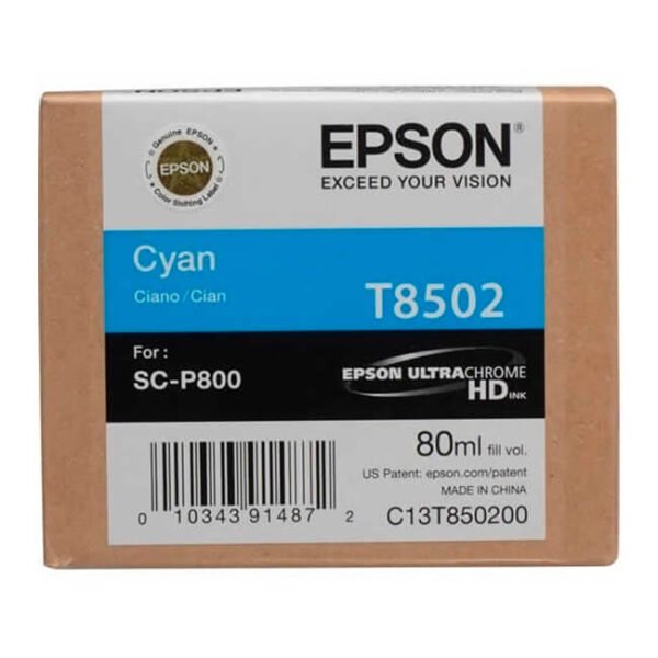 Tinta-Epson-T850200-Cyan-80ML-SC-P800-600x600 Tinta Epson T850200 Cyan 80ML SC-P800 - Imagen 1