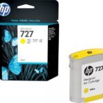 Tinta HP B3P15A (727) Yellow 40ML DesignJet T1500 - Imagen 2
