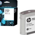 Tinta HP B3P18A (727) Gray 40ML DesignJet T1500 - Imagen 2