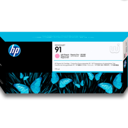 Tinta HP C9471A (91) Light Magenta 775ML Designjet Z6100