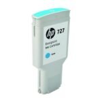 Tinta HP F9J76A (727A) Cyan 300ML DesignJet T1500 - Imagen 2