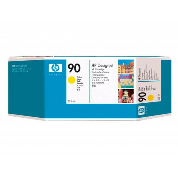 Tinta-Hp-C5064A-90-Yellow-225ML-DesignJet-4000-600x600 Tinta Hp C5064A (90) Yellow 225ML DesignJet 4000 - Imagen 1