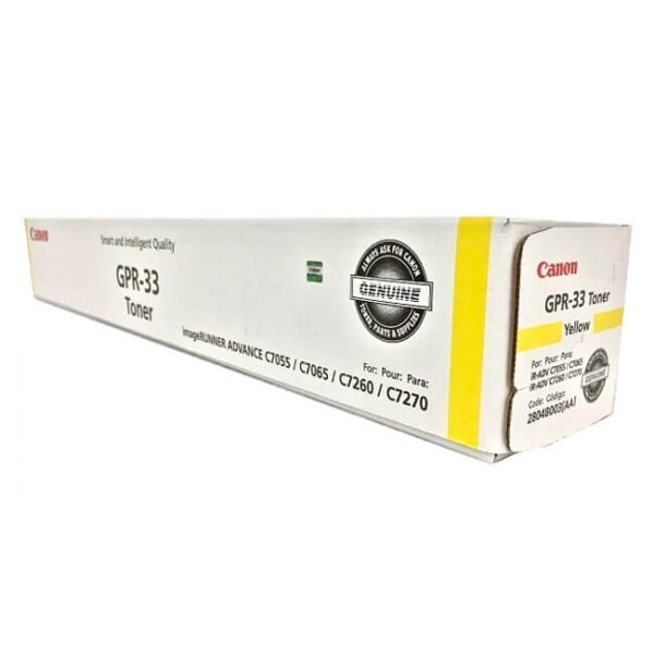 Toner-Canon-GPR-33-Yellow-52000pag-600x600 Toner Canon GPR-33 Yellow 52,000pag - Imagen 1