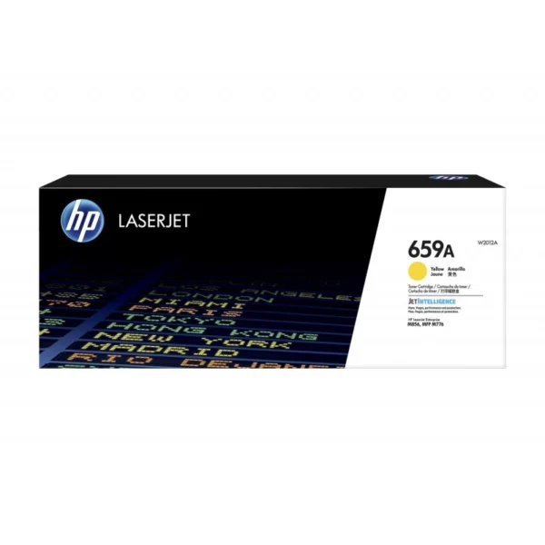 Tóner Hp 659A (W2012A) Yellow 13,000 Pag LaserJet Enterprise M856dn