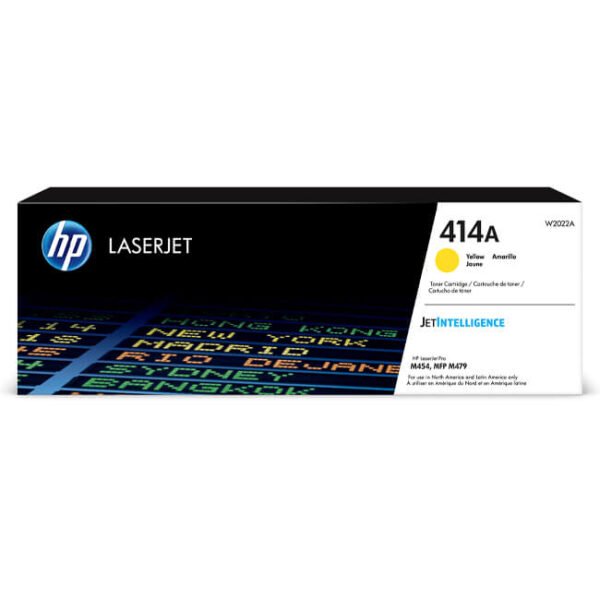 Toner-HP-W2022A-414A-Yellow-2100-600x600 Tóner Hp 414A (W2022A) Yellow 2,100 Pág Color LaserJet Pro M454 - Imagen 1