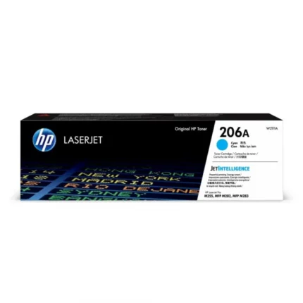 Tóner Hp 206A (W2111A) Cyan 1,250 Pág Color LaserJet Pro M454