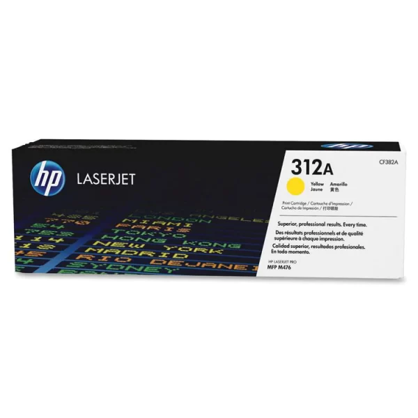 Toner-Hp-312A-CF382A-Yellow-2700-Pag-LaserJet-Pro-400-col-600x600 Toner Hp 312A (CF382A) Yellow 2,700 Pag LaserJet Pro 400 color - Imagen 1