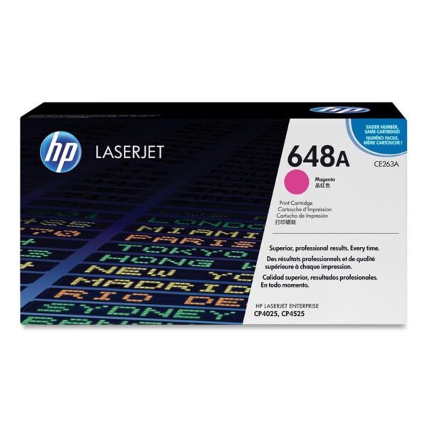 Tóner Hp 648A (CE263A) Magenta 11,000 Pag LaserJet Pro CM4540