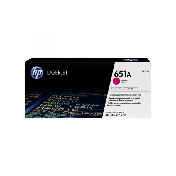 Toner-Hp-651A-CE343A-Magenta-16000-Pag-LaserJet-Pro-M77-600x600 Toner Hp 651A (CE343A) Magenta 16,000 Pag LaserJet Pro M775dn - Imagen 1