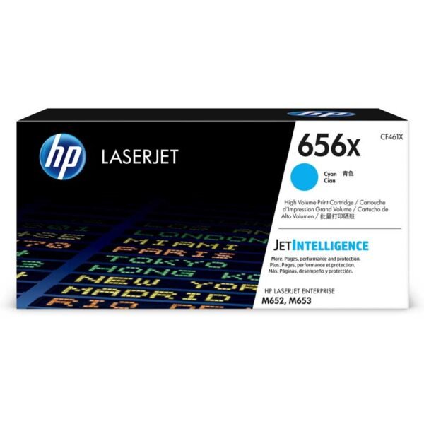 Toner-Hp-656X-CF461X-Cyan-22000pag-1-600x600 Toner Hp 656X (CF461X) Cyan 22,000 Pag LaserJet Pro M652dn - Imagen 1