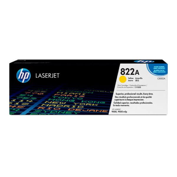 Toner-Hp-C8552A-822A-Yellow-25000pag.-600x600 Tóner Hp 822A (C8552A) Yellow 25,000 Pag LaserJet 9500 - Imagen 1
